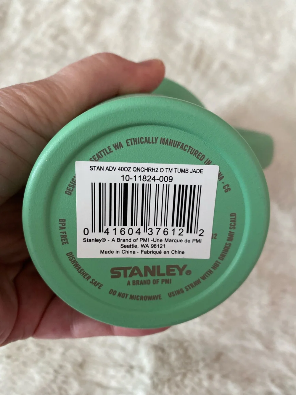 Stanley Flowstate Quencher H2.0 Jade green 40 oz tumbler - Picture 4 of 7